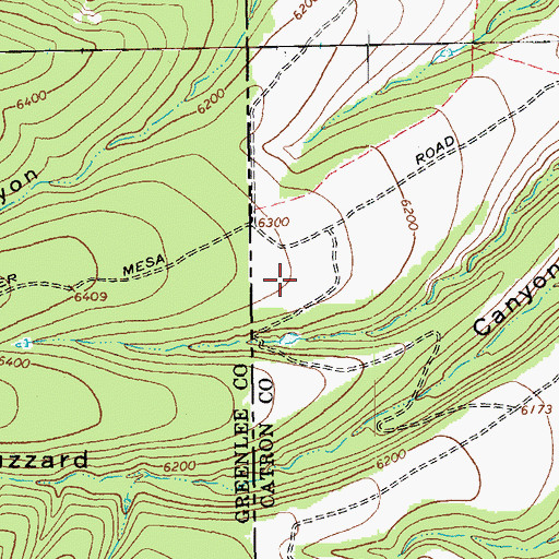 Topographic Map of Stateline Water Storage Tank, NM