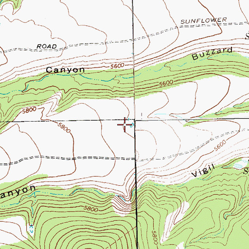 Topographic Map of Jay Tank, NM