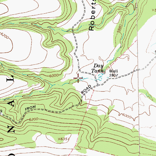 Topographic Map of No Permit Tank, NM