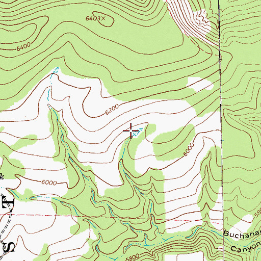 Topographic Map of Angel Tank, NM