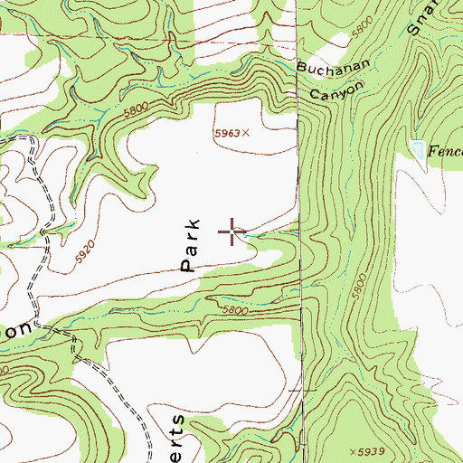 Topographic Map of Short Tank, NM
