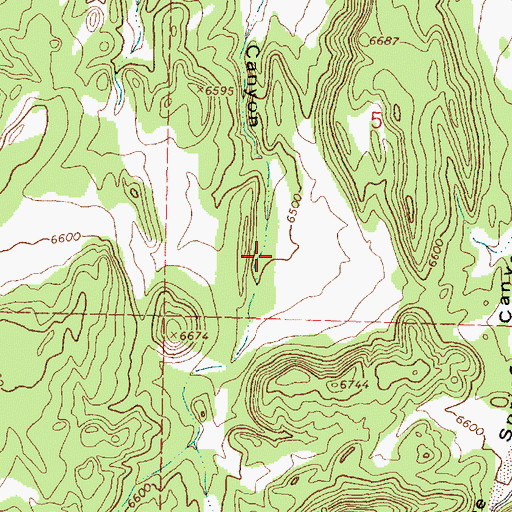 Topographic Map of Earth Tank, NM