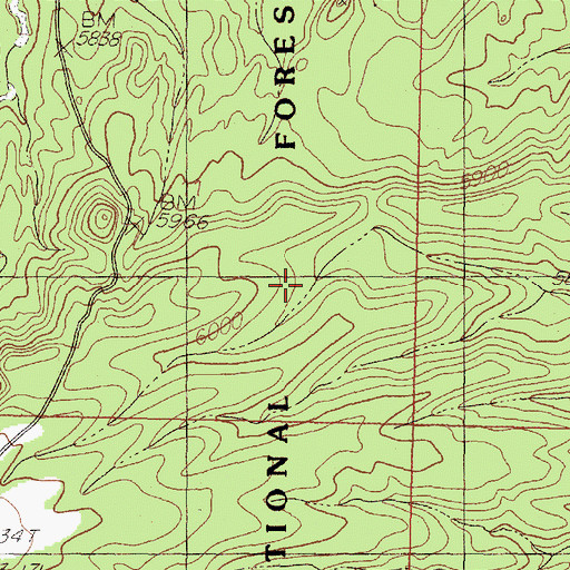 Topographic Map of New Mill, NM