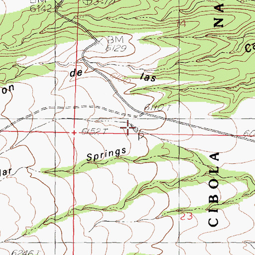 Topographic Map of Boulder Tank, NM