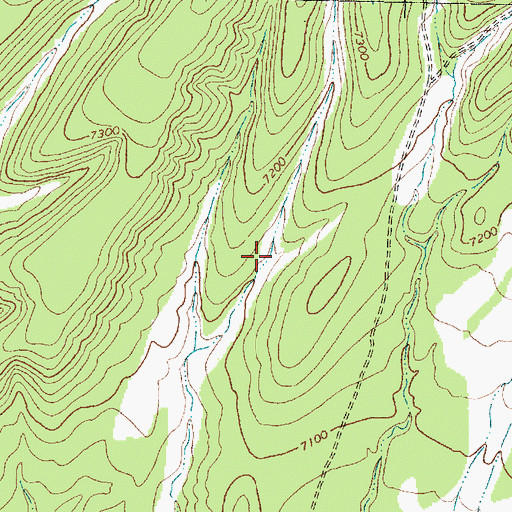 Topographic Map of Upper Buck Horn Tank, NM