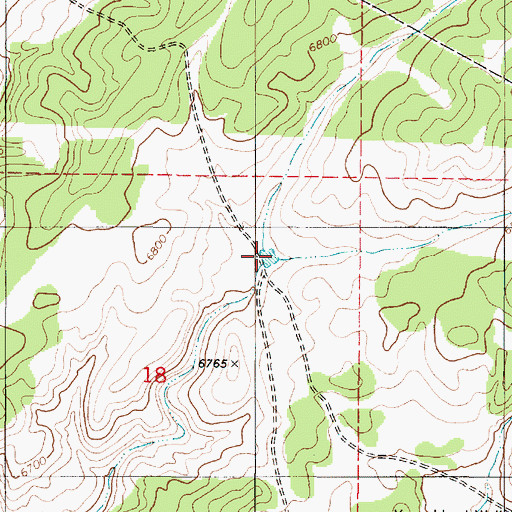 Topographic Map of Japanese Tank, NM