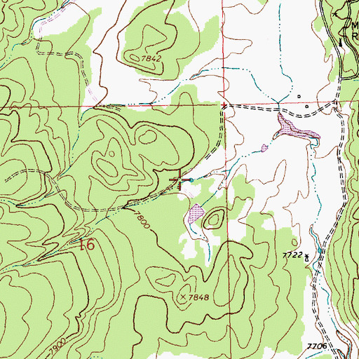 Topographic Map of Brennan Tank, NM