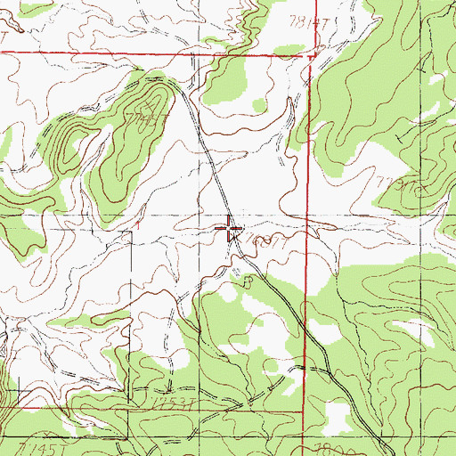 Topographic Map of Prospect Tank, NM