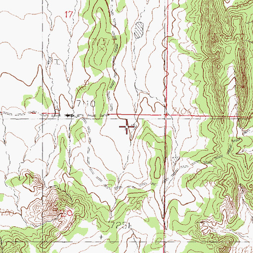 Topographic Map of Jim Tank, NM