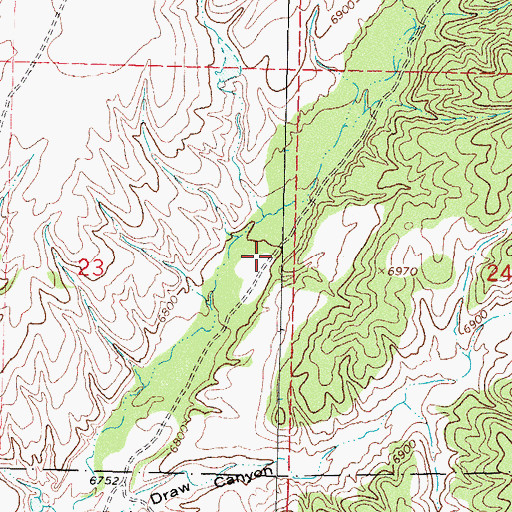 Topographic Map of Lower Pigeon Tank, NM