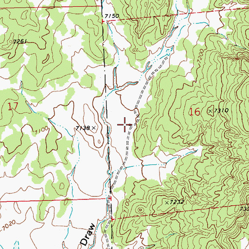 Topographic Map of Ralph Bond Ranch, NM