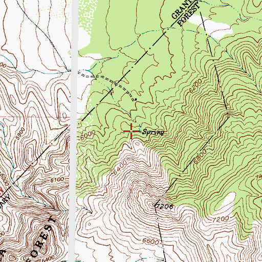 Topographic Map of Ojo Salas, NM