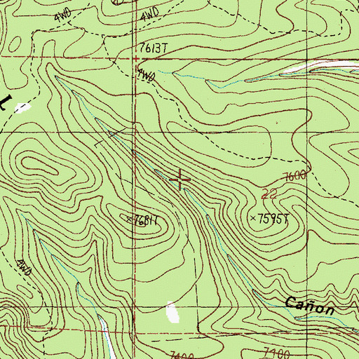 Topographic Map of Espinosa Spring, NM