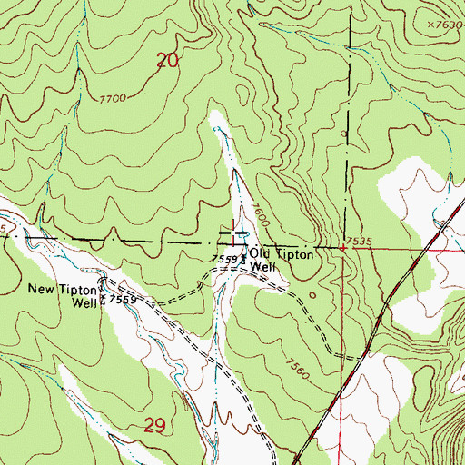 Topographic Map of Johnnies Tank, NM