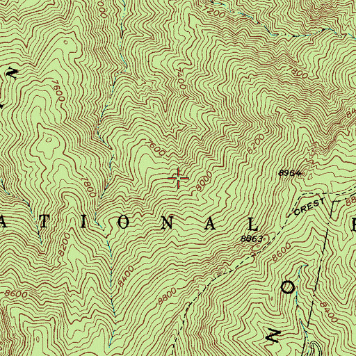 Topographic Map of Upper Jaramillo Spring, NM