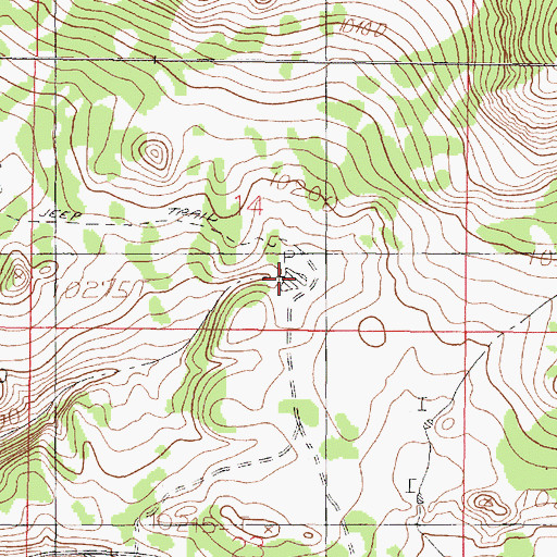 Topographic Map of Gavilon Tank, NM
