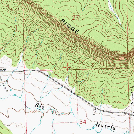 Topographic Map of Hausner Tank Two, NM
