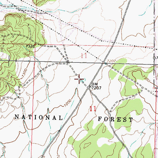 Topographic Map of San Mateo Tank, NM