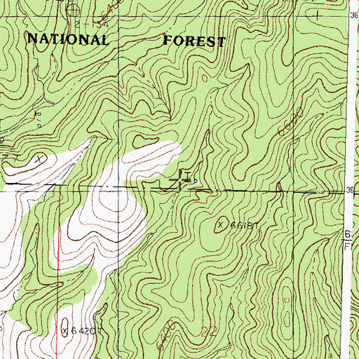 Topographic Map of Carrizo Well, NM