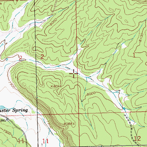 Topographic Map of Windmill Tank, NM
