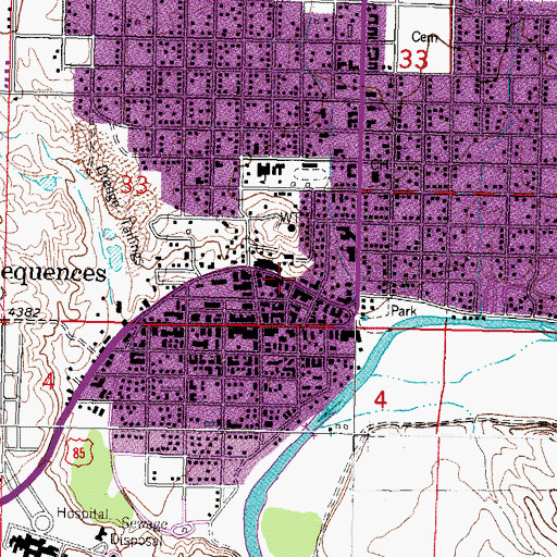 Topographic Map of Government Spring, NM