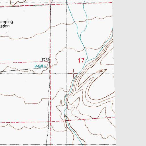 Topographic Map of Lindauer Spring, NM