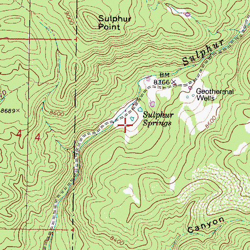 Topographic Map of Lemonade Spring, NM