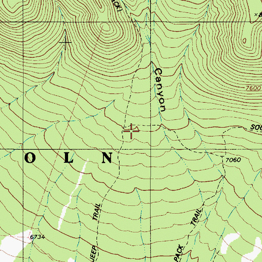 Topographic Map of Lower Padilla Spring, NM