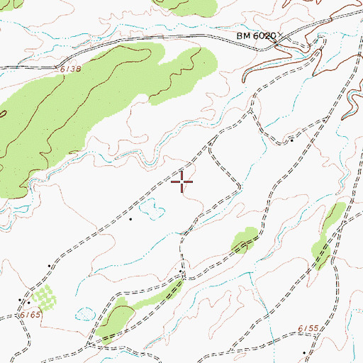 Topographic Map of Mike Spring, NM