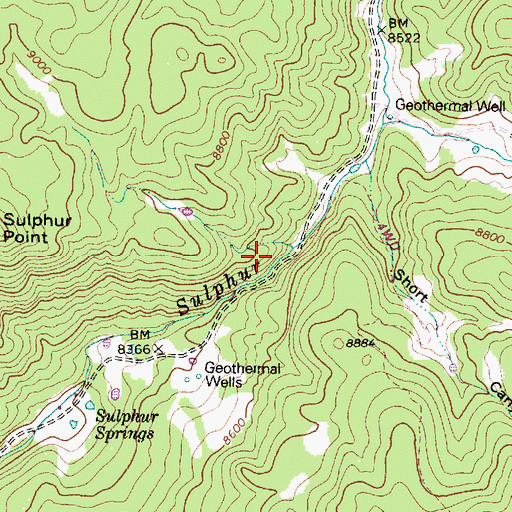 Topographic Map of Turkey Spring, NM