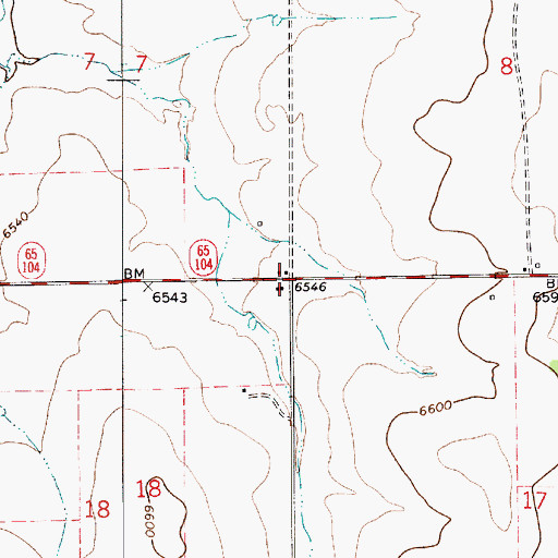 Topographic Map of Alta Vista, NM