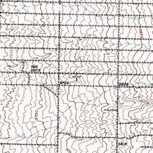 Topographic Map of Sandia Presbyterian Church, NM