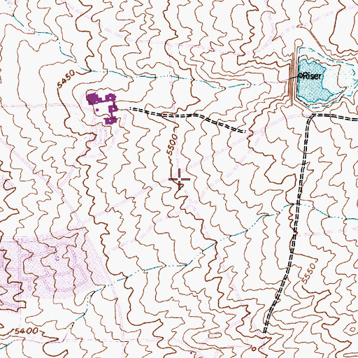 Topographic Map of Heights Cumberland Presbyterian Church, NM