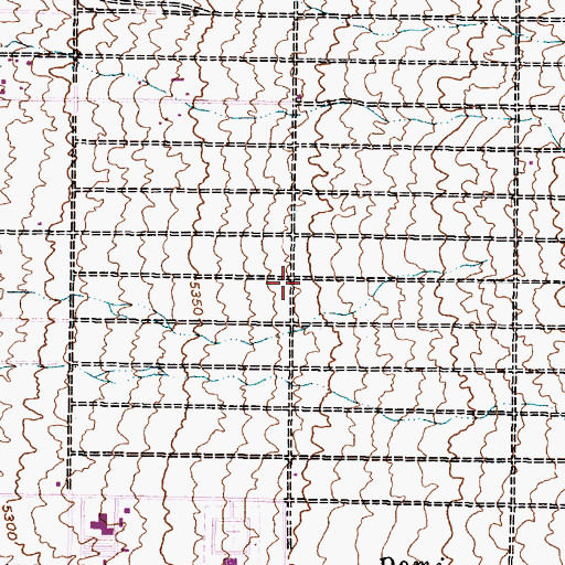 Topographic Map of Covenant United Methodist Church, NM