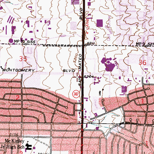 Topographic Map of Christian Family Counceling Church, NM