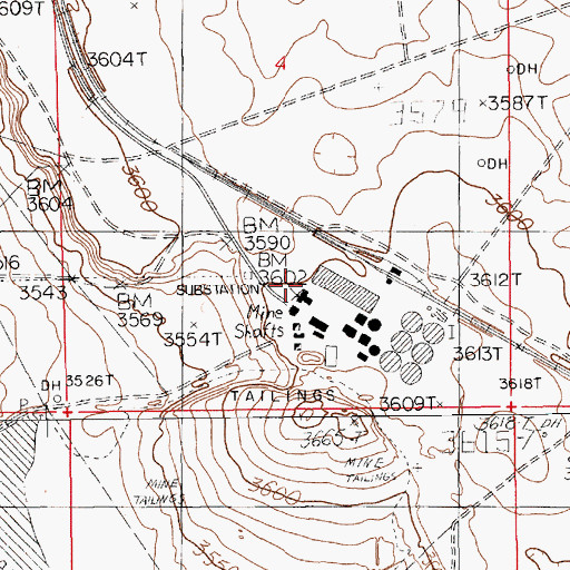 Topographic Map of Hobbs Potash Facility, NM