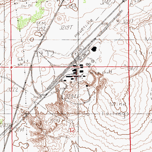 Topographic Map of IMCC Plant, NM