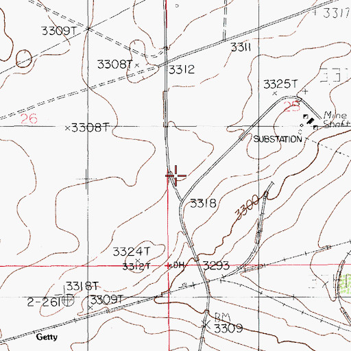 Topographic Map of National Potash Company Eddy Mine, NM