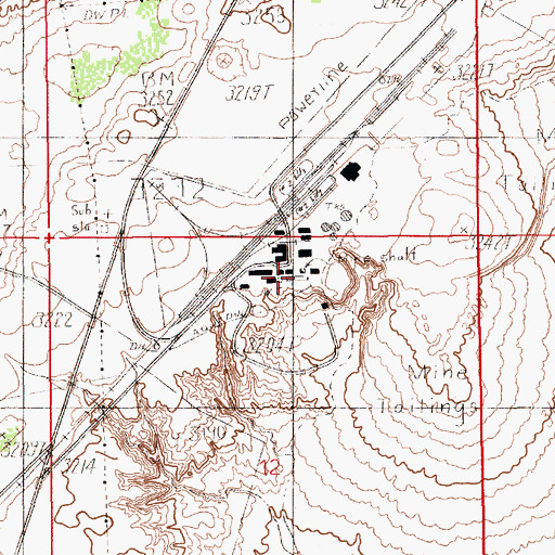 Topographic Map of International Minerals and Chemical, NM