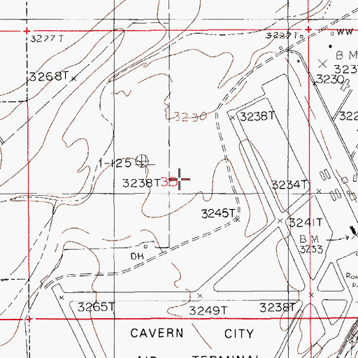 Topographic Map of Carlsbad Pit, NM