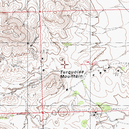 Topographic Map of Howard Shaft, NM