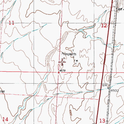 Topographic Map of Stiles, NM
