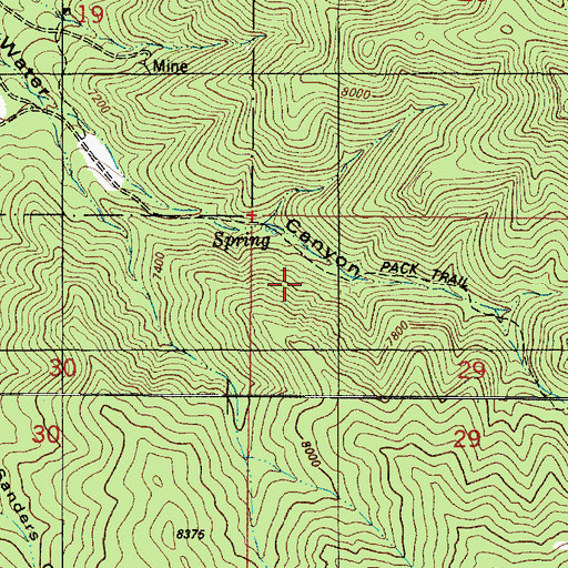 Topographic Map of Surprise Contact Claim, NM