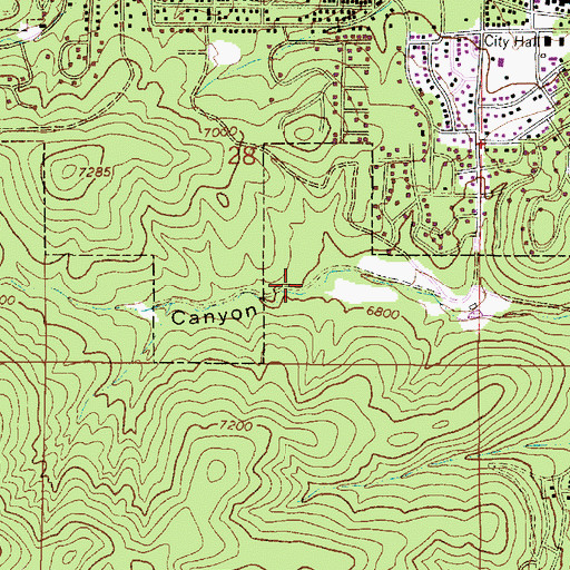 Topographic Map of Jim Strong Pit, NM