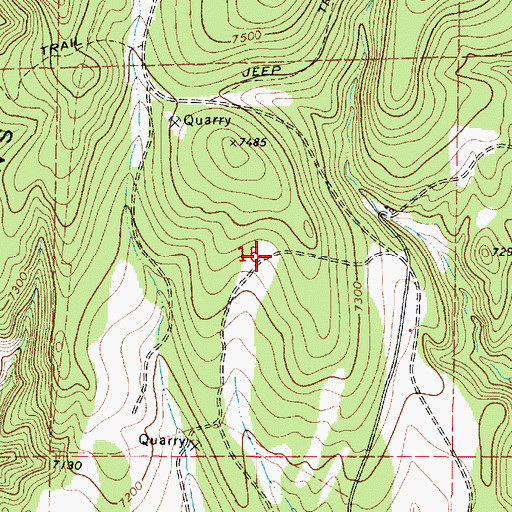 Topographic Map of Number 1 Jerry, NM