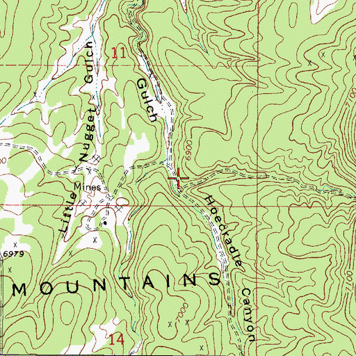 Topographic Map of Norma Grande, NM