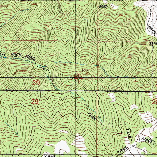 Topographic Map of Park Gold Tunnel, NM