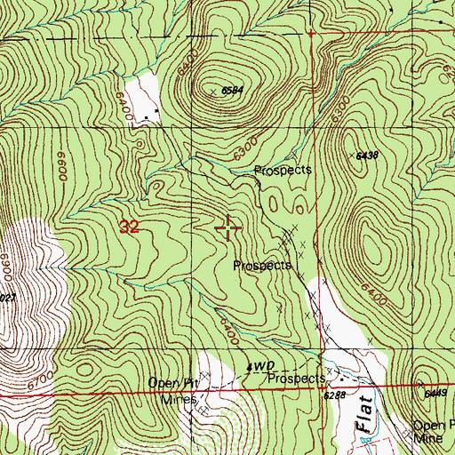 Topographic Map of Volcano Group, NM