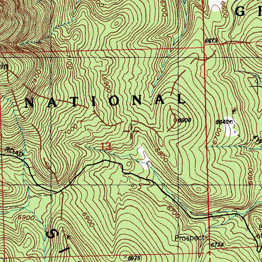 Topographic Map of Bear Mountain Group, NM