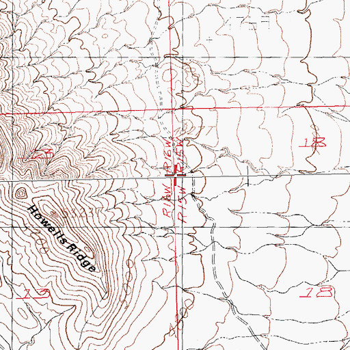 Topographic Map of Silver Bell, NM